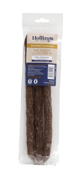 Gourmet sausages with venison