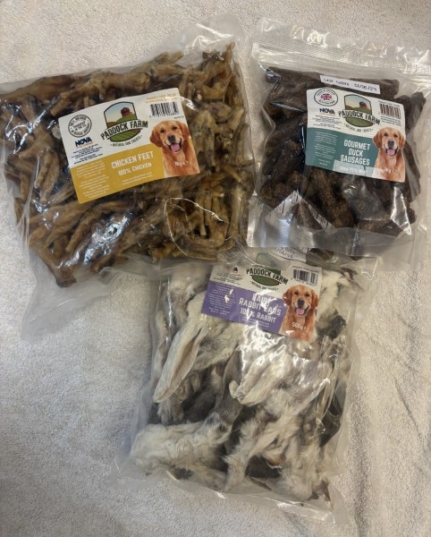 Chicken feet, duck sausages and rabbit ears